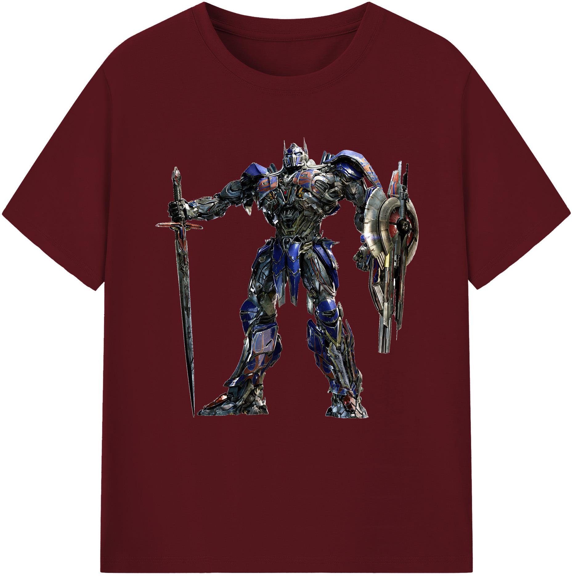 （画像用） Transformers トランスフォーマー 綿100％半袖Tシャツ（フロントプリント）